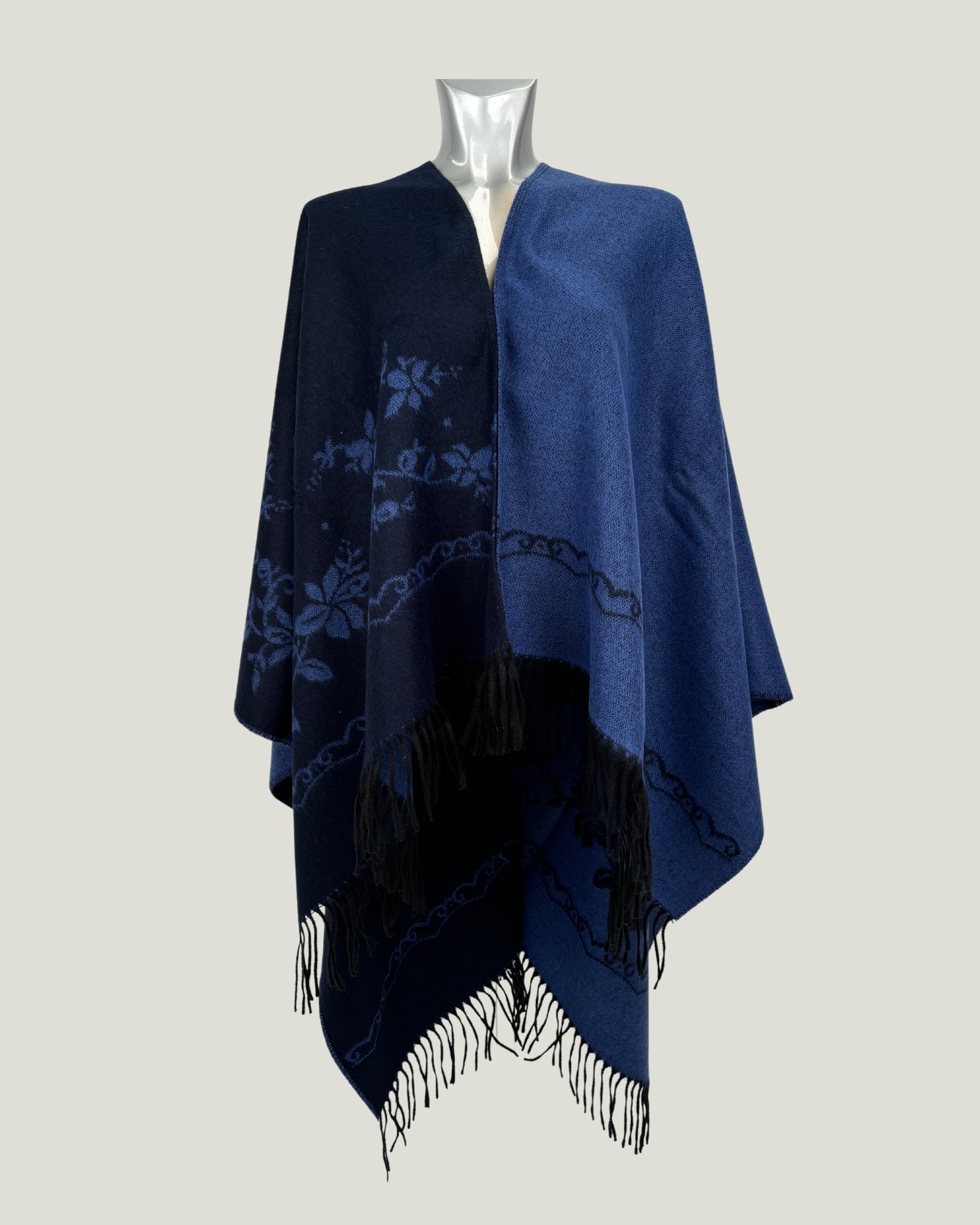 Poncho 938 Blu Marine - Bluette