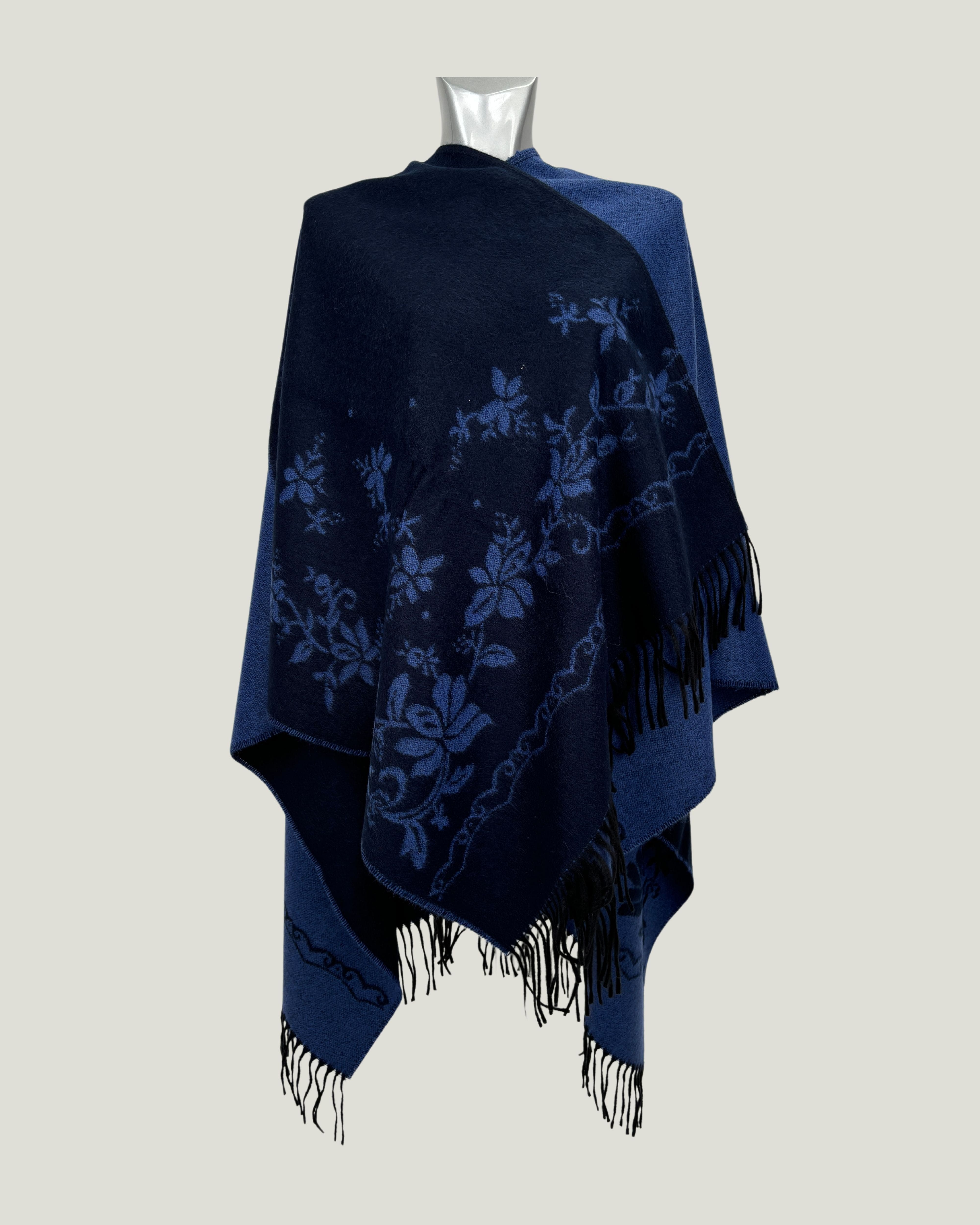 Poncho 938 Blu Marine - Bluette