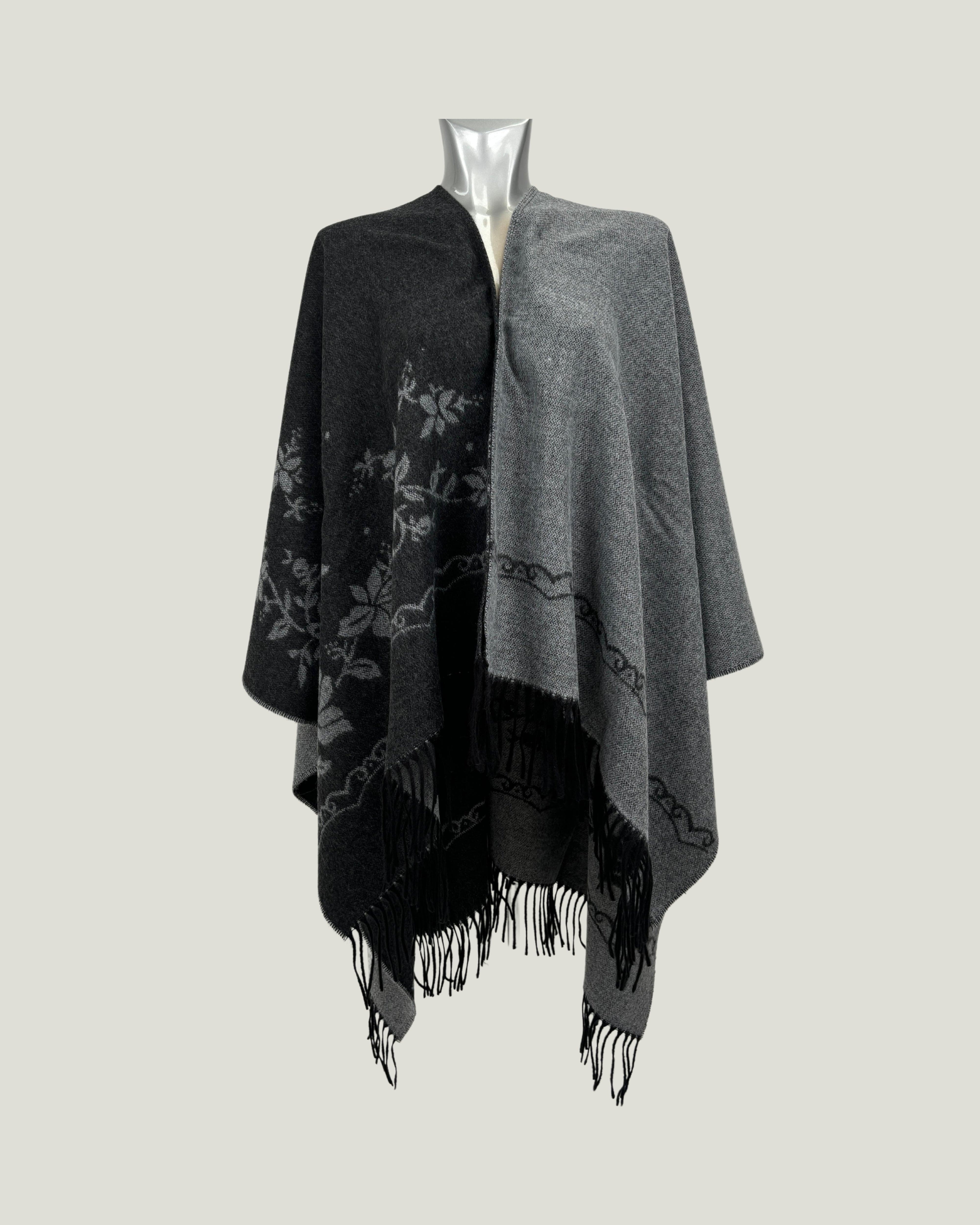 Poncho 938 Antracite - Grigio