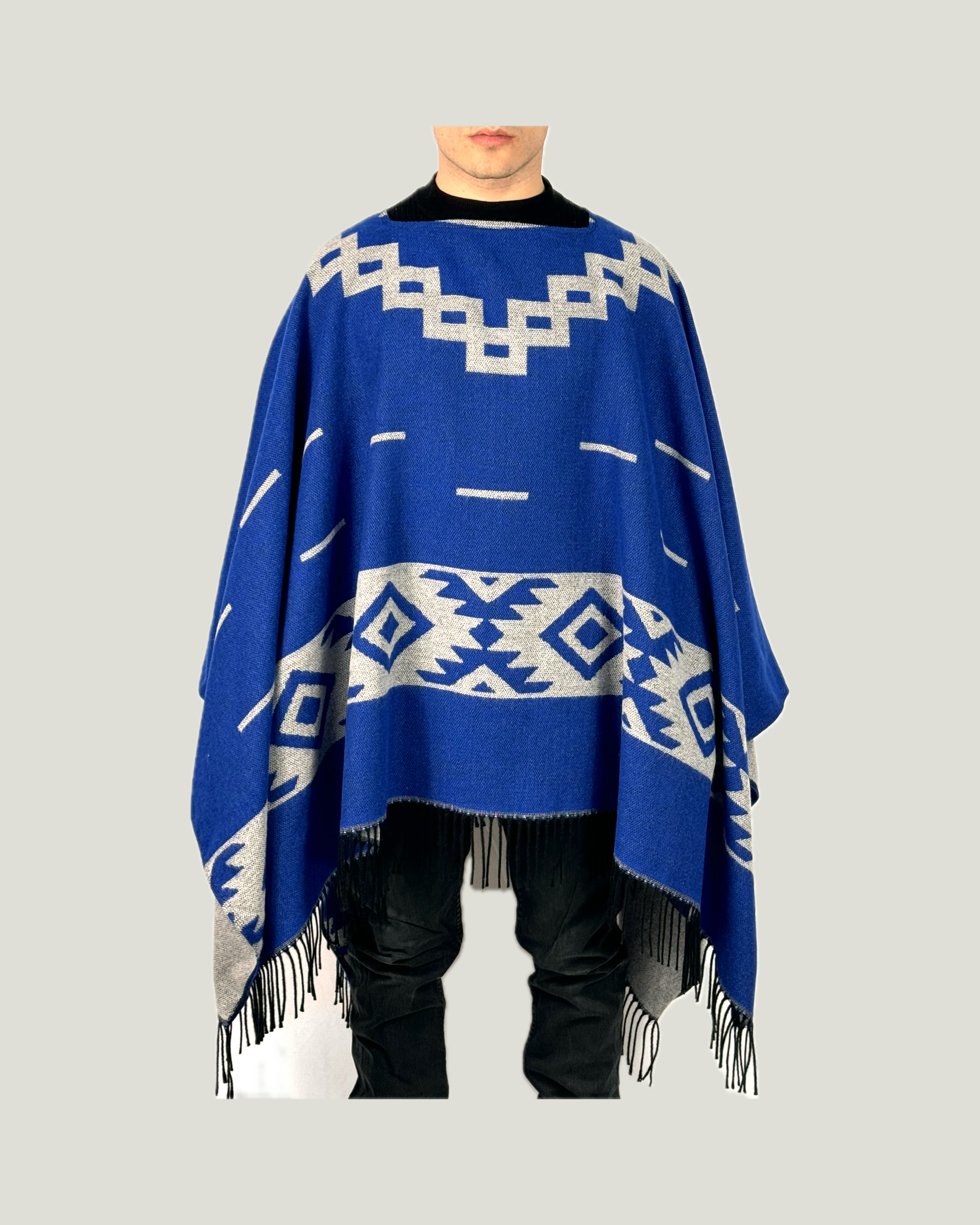 Poncho Western Royal - Ghiaccio