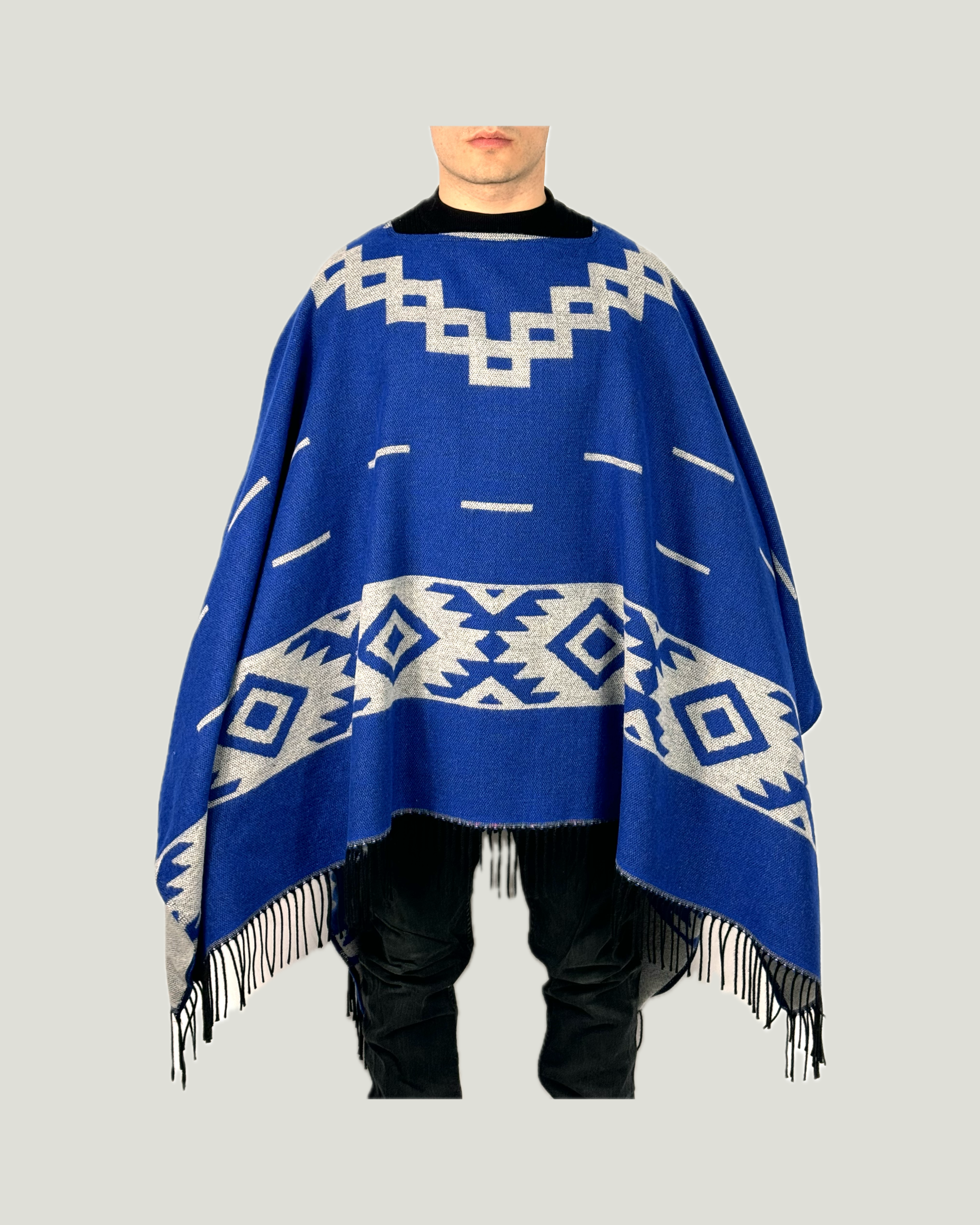 Poncho Western Royal - Ghiaccio