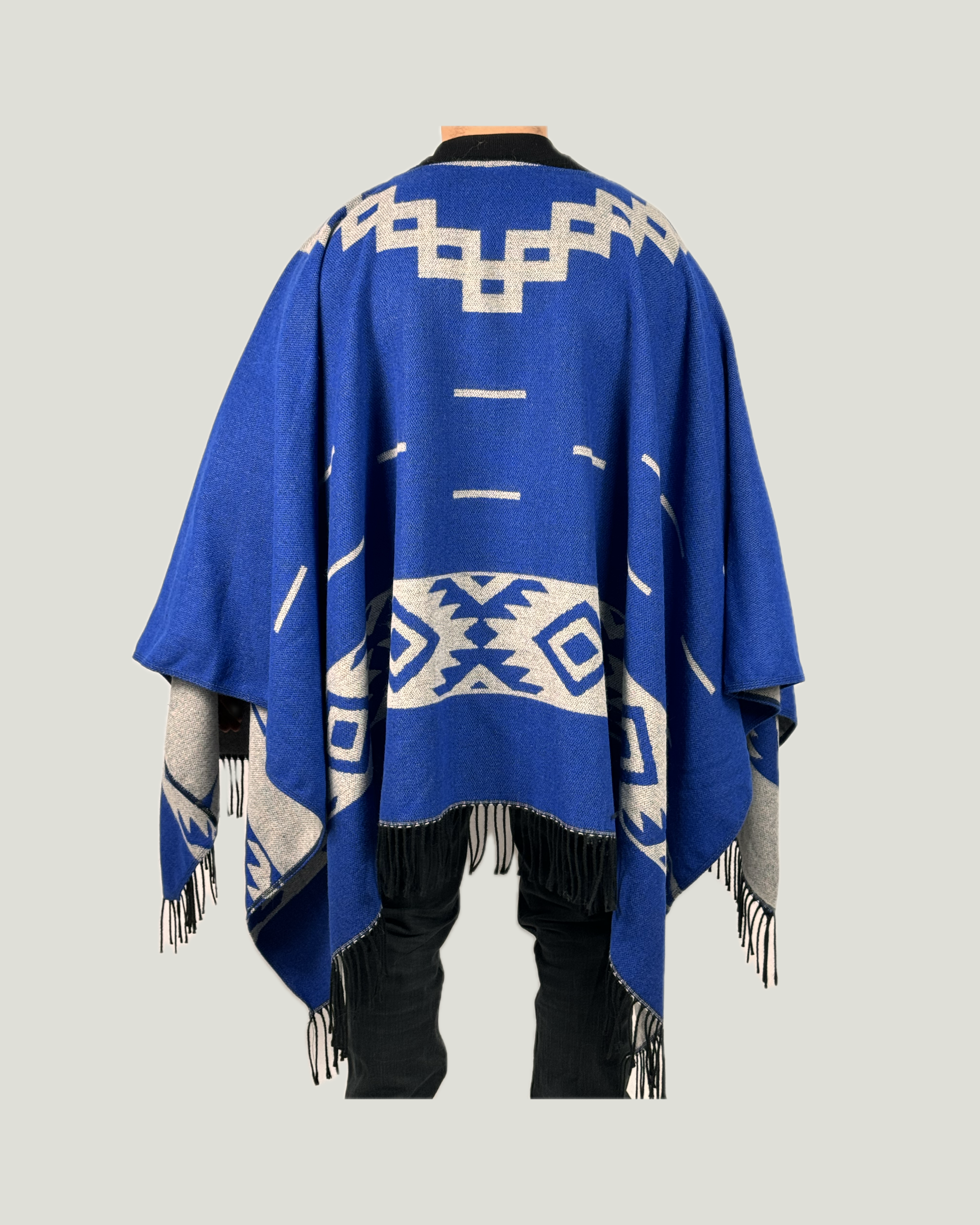 Poncho Western Royal - Ghiaccio