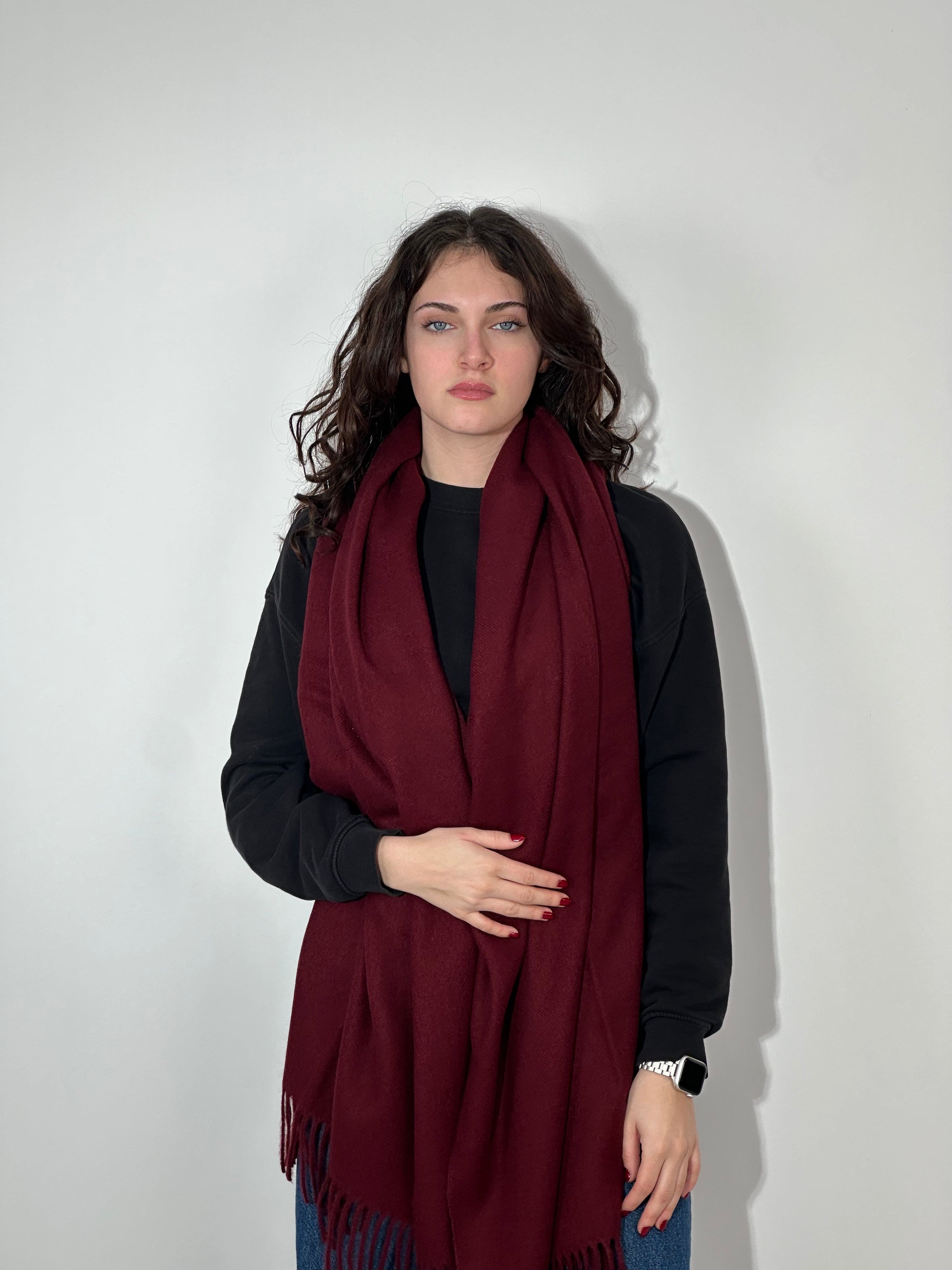 Stola Tinta Unita - Bordeaux