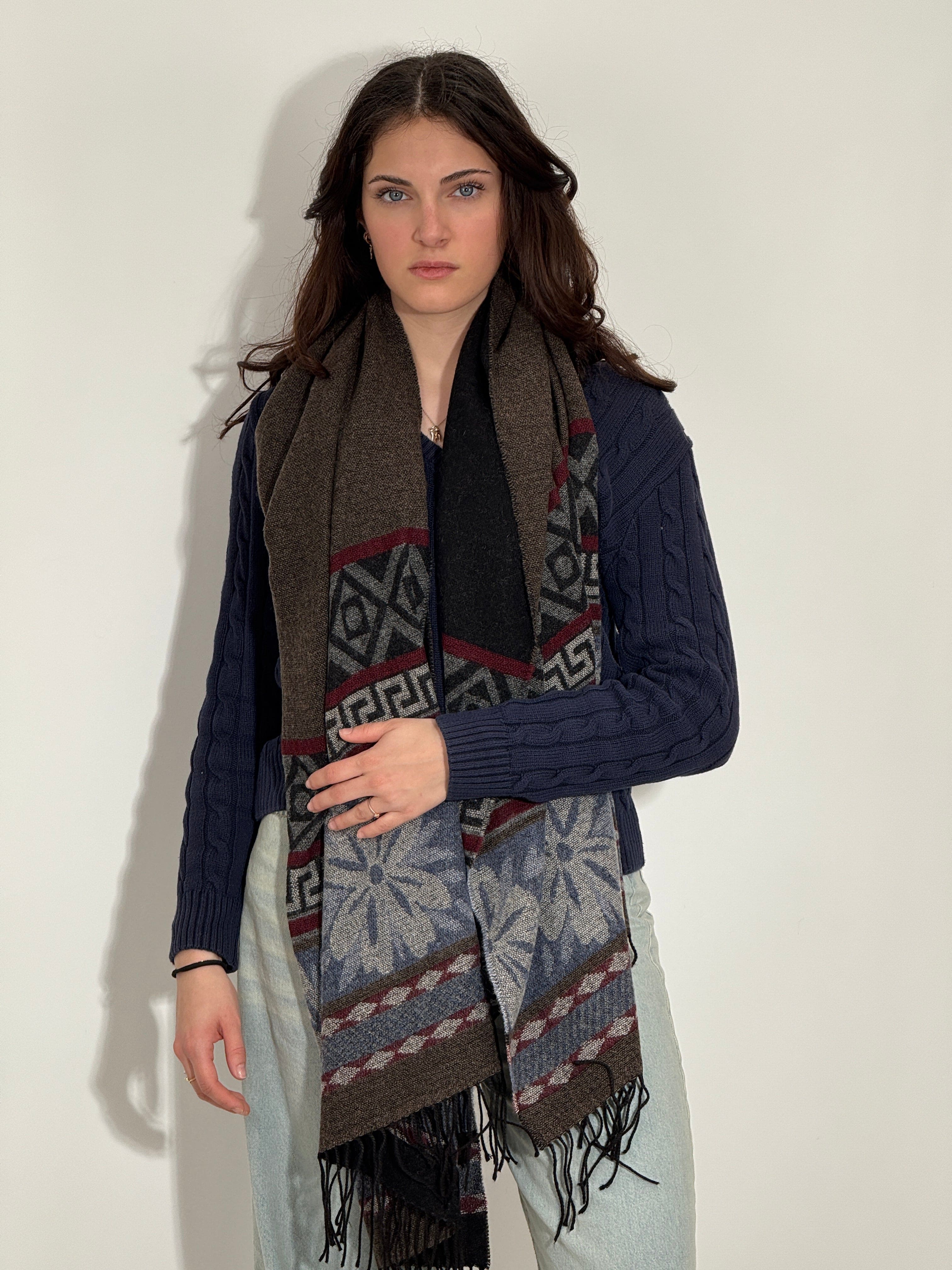 964 Stola Fiori Lana