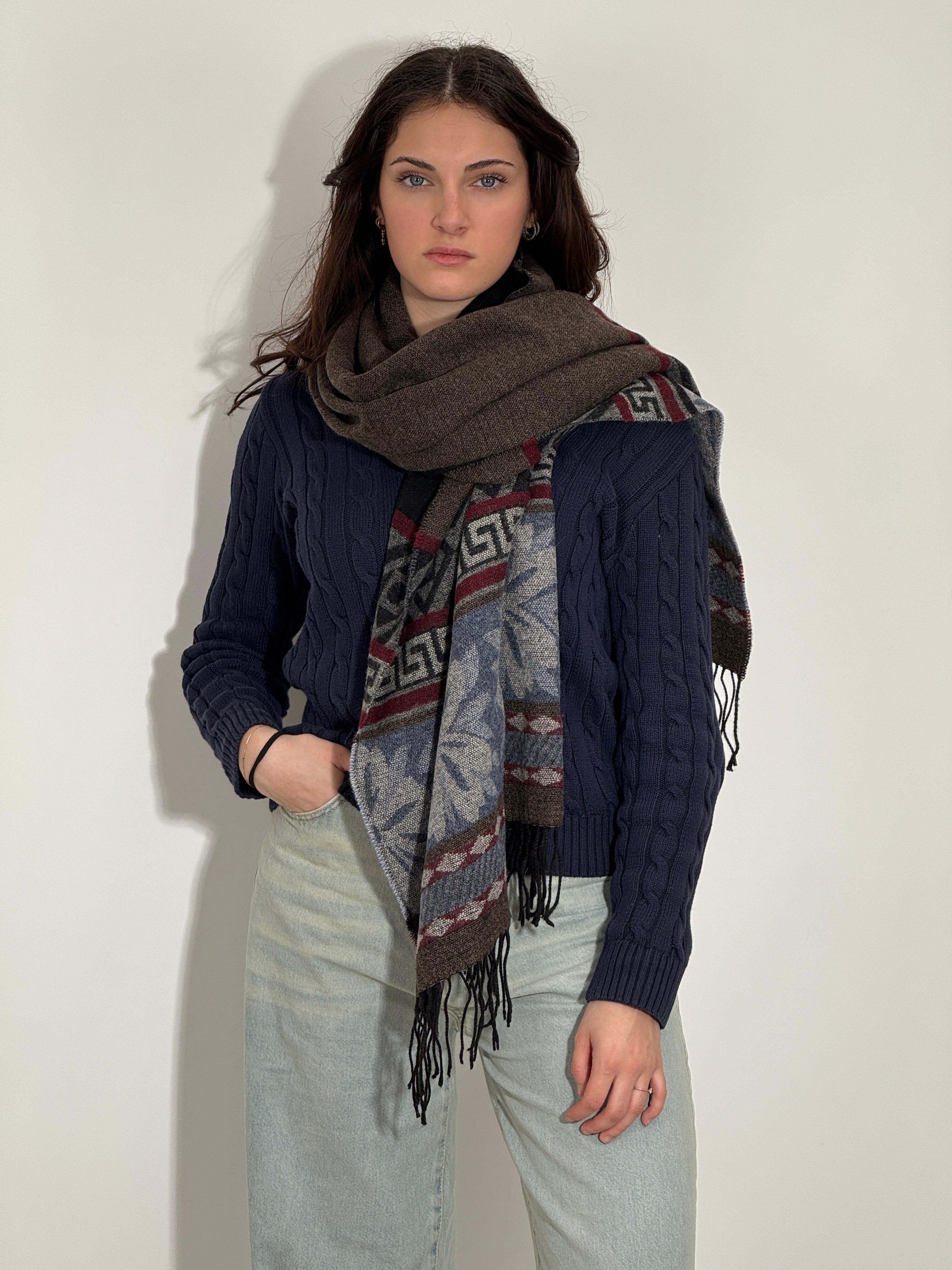 964 Stola Fiori Lana