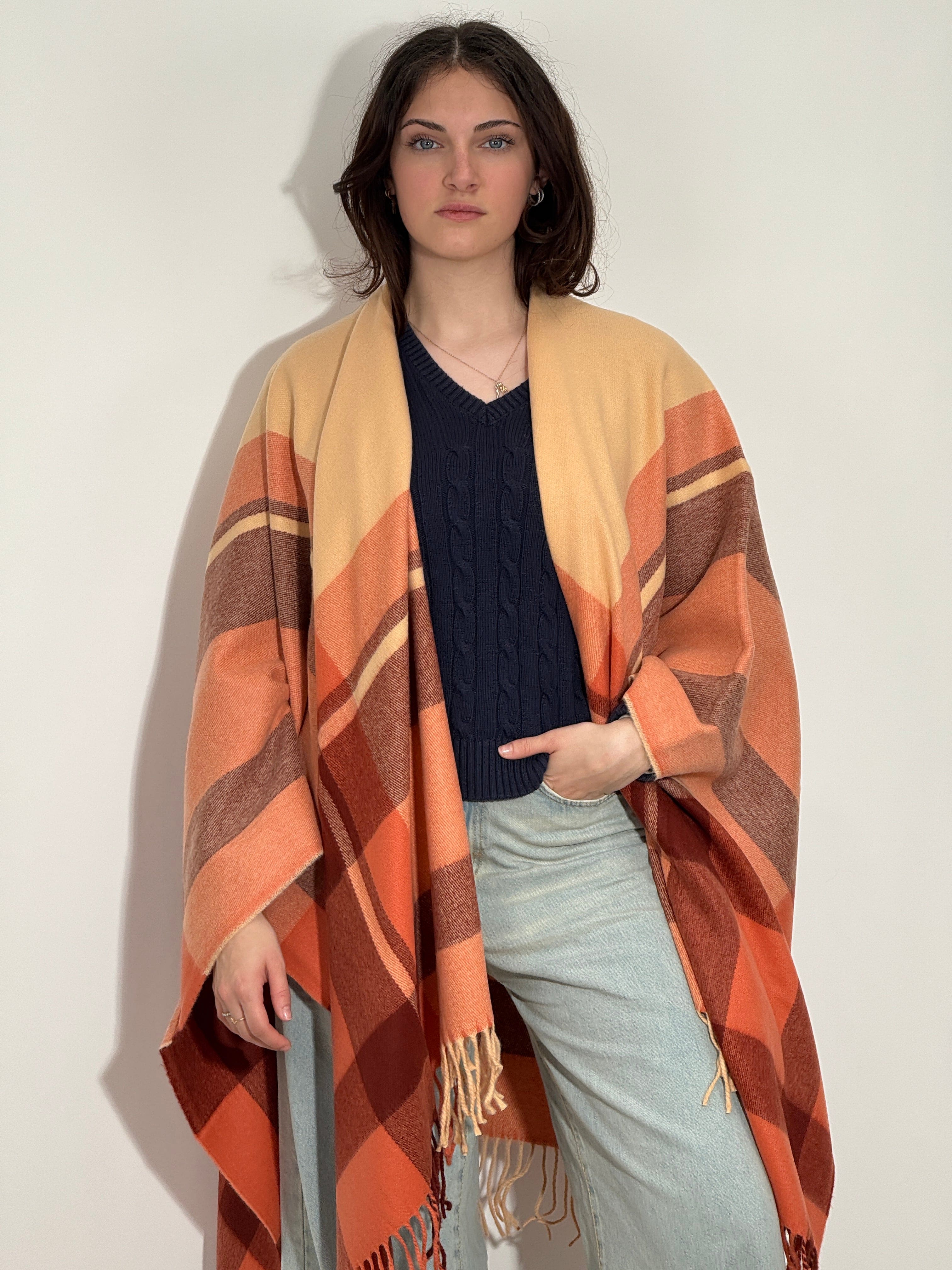Poncho 888 Arancio