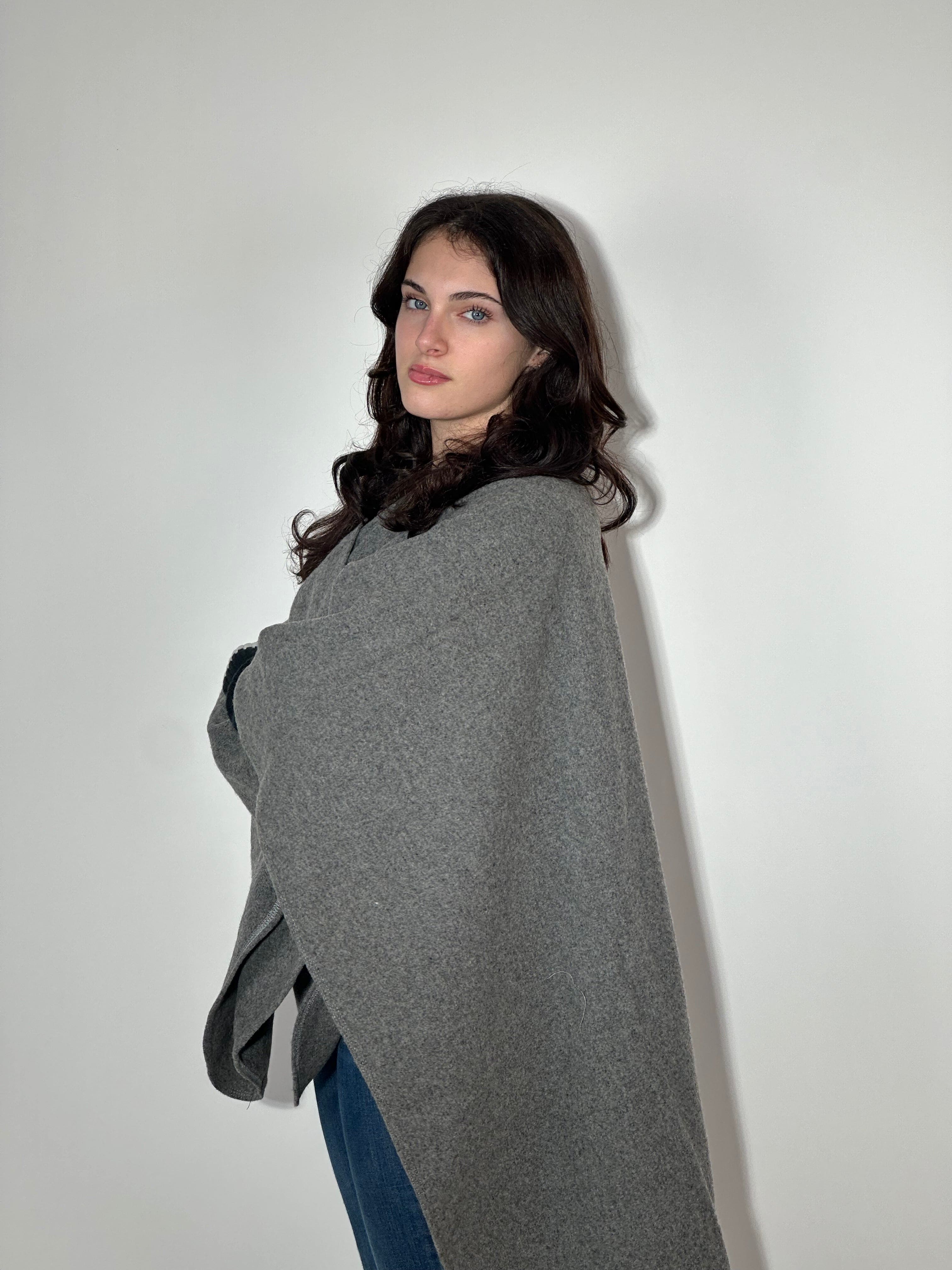 Mantella in Lana - Grigio MM