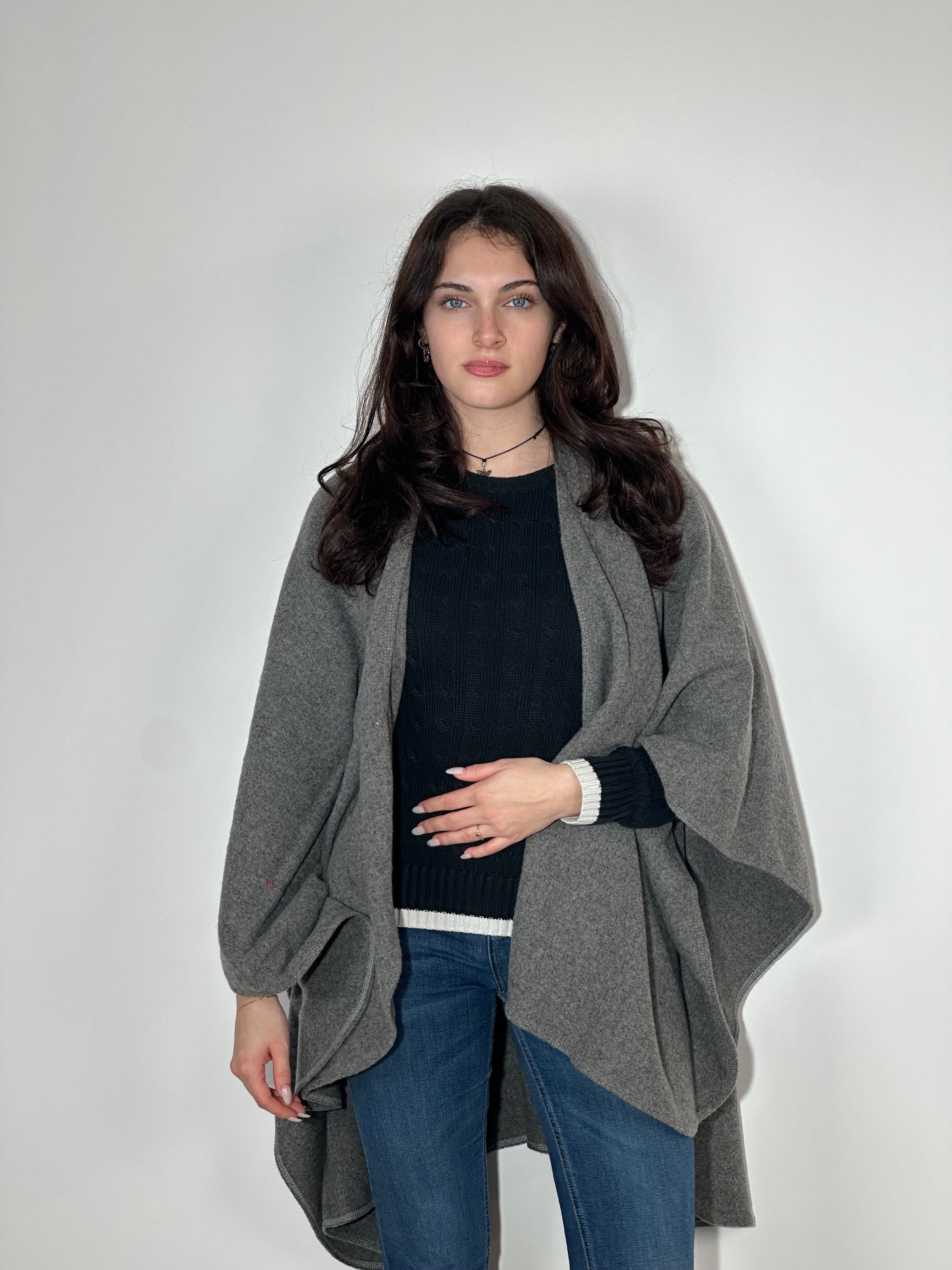 Mantella in Lana - Grigio MM