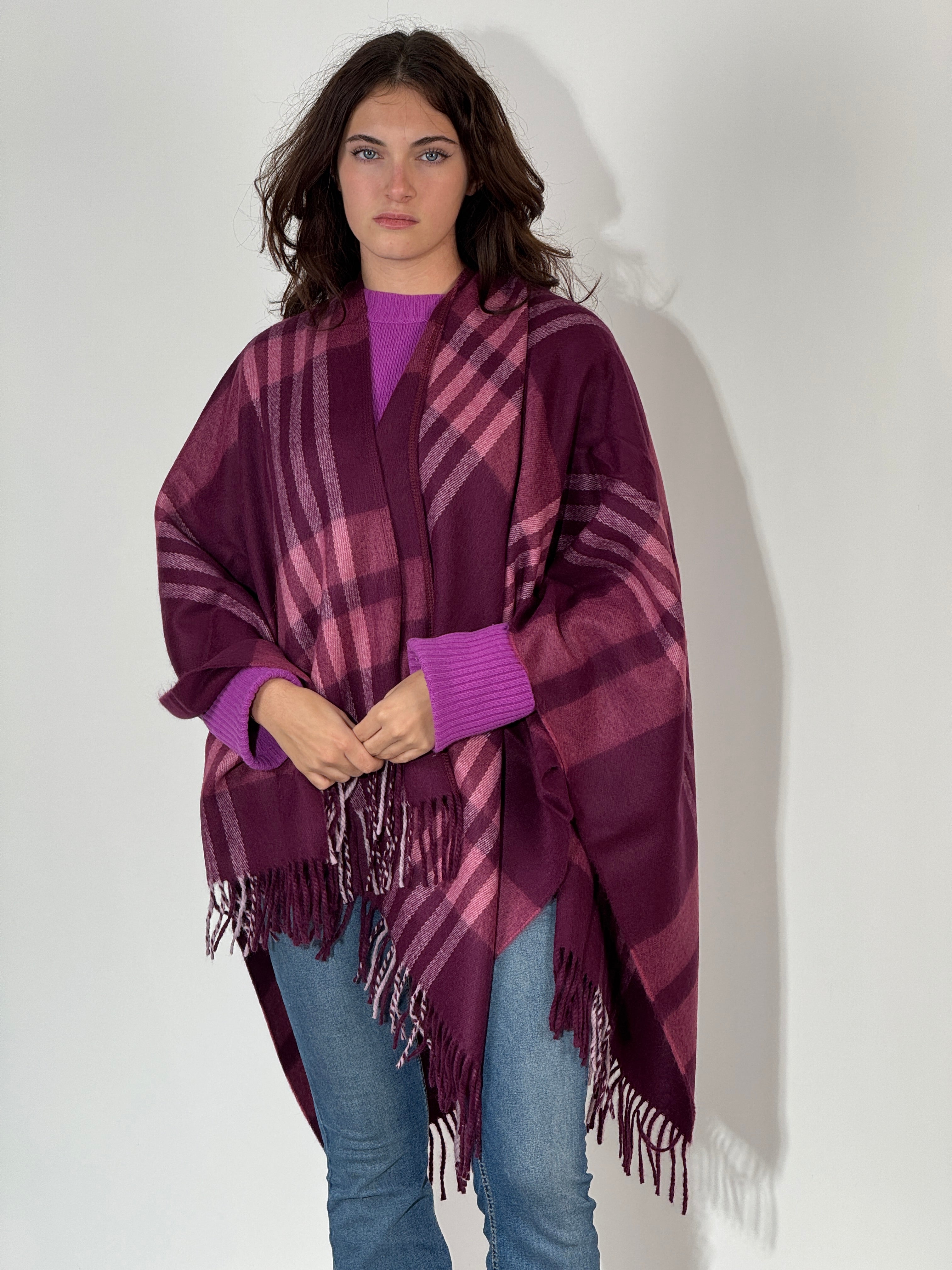 Poncho 1017 Lampone - Orchidea - Mosto