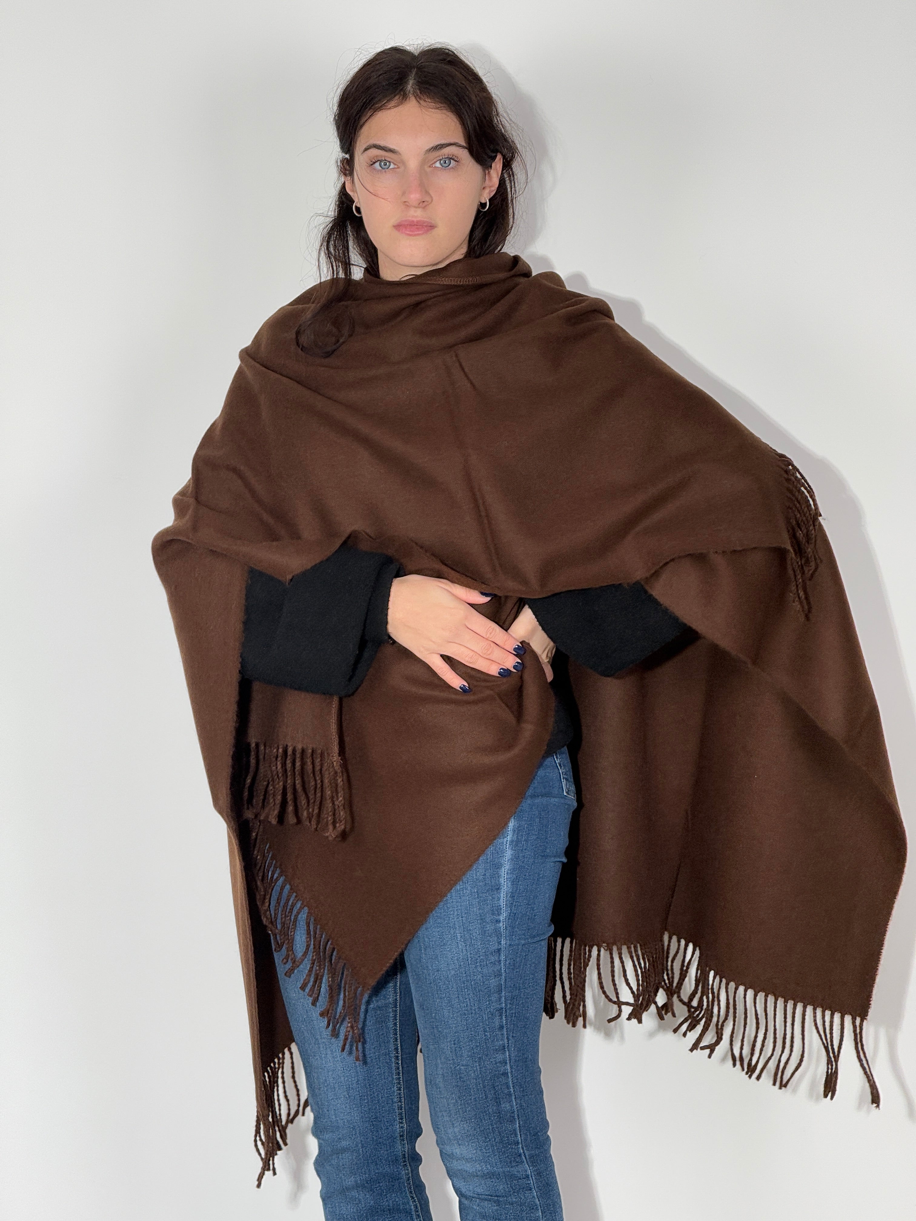 Poncho Unito 1024 Marrone